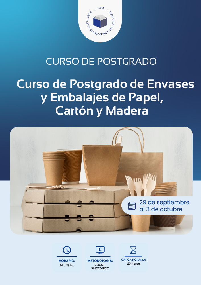 Curso de Postgrado: Envases y Embalajes de Papel, Cartón y Madera